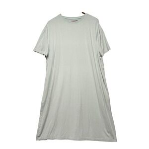 Fishers Finery Nightgown Women Plus Sage Green Bamboo Organic Cotton Sleep Dress